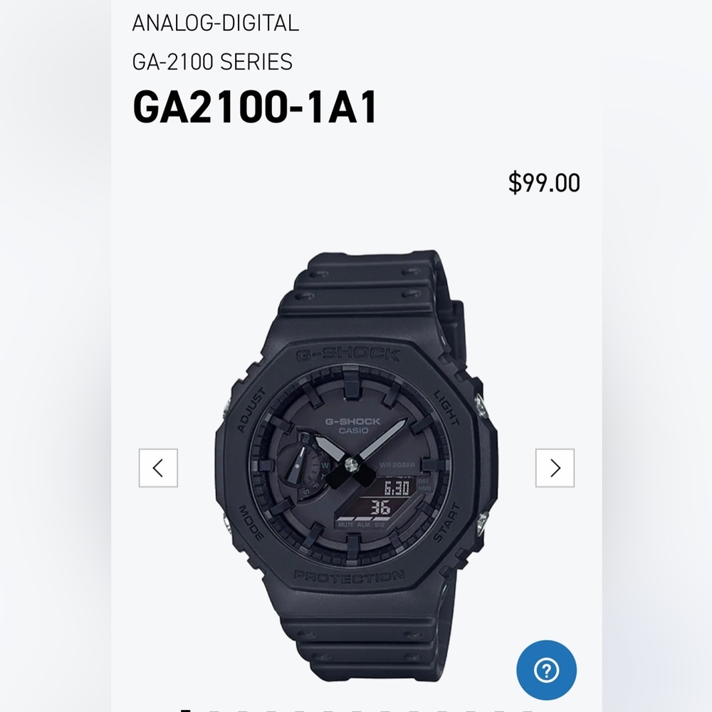 G-Shock Black Watch